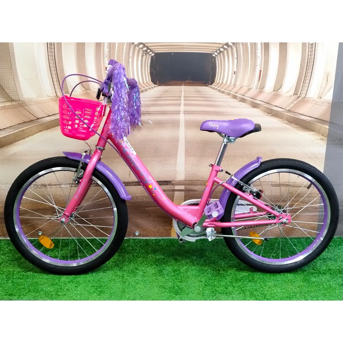 Rower dziecięcy dla dziewczynki CHERRY rama 10″ koła 20″ 5 lat+