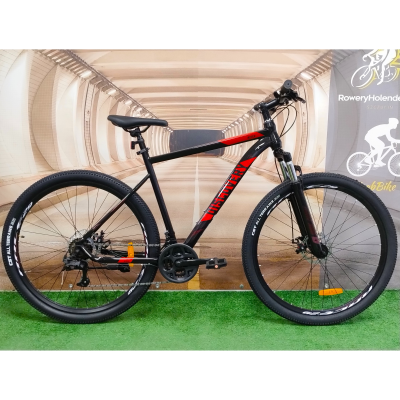 Rower górski MTB RIDER koła 29 rama 21 CZARNO-CZERWONY